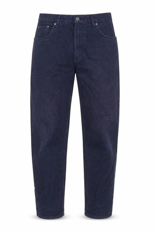 Recover Mens Blue Cotton Tapered Jeans Size 34 in Regular Zip