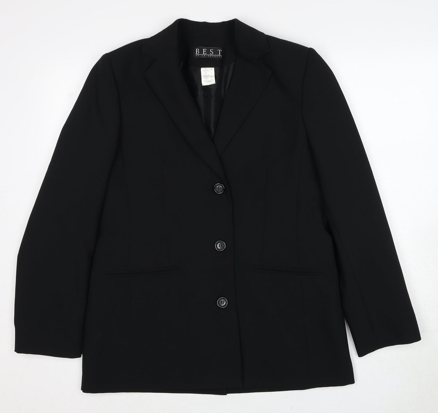Best Womens Black Polyester Jacket Suit Jacket Size 14