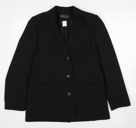 Best Womens Black Polyester Jacket Suit Jacket Size 14