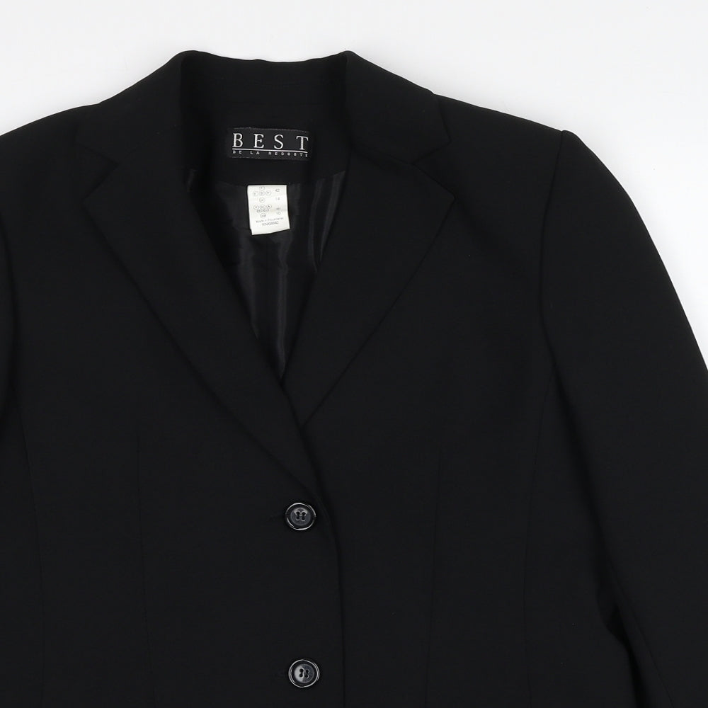 Best Womens Black Polyester Jacket Suit Jacket Size 14