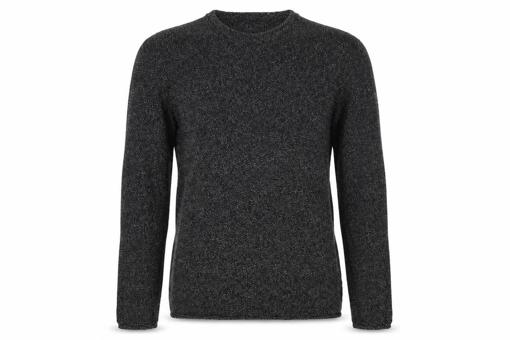 H&M Womens Grey Round Neck Cotton Pullover Jumper Size S