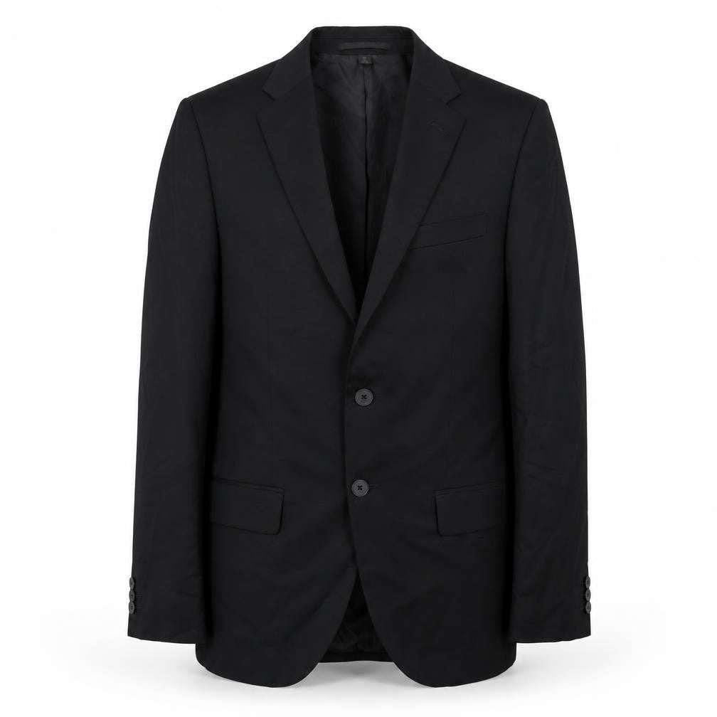 Marks & Spencer Mens Black Polyacrylate Fibre Jacket Suit Jacket Size 38 Regular