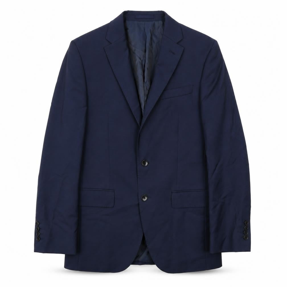 Marks & Spencer Mens Blue Wool Jacket Suit Jacket Size 38 Regular