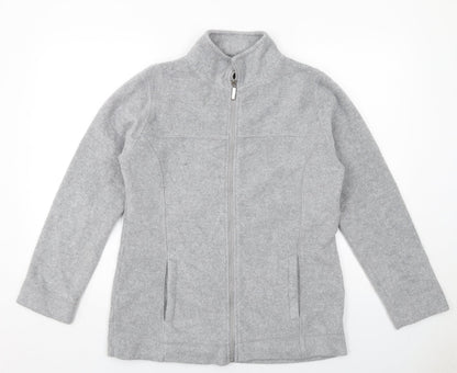 Active Womens Grey Jacket Size 10 Zip