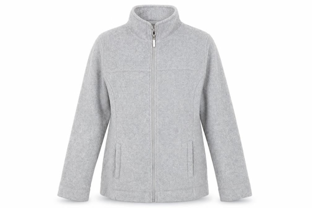 Active Womens Grey Jacket Size 10 Zip