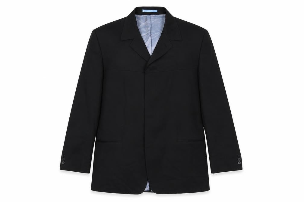 Burton Mens Black Polyester Jacket Blazer Size 44 Regular