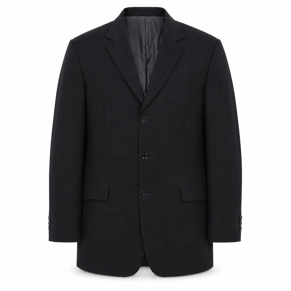 Marks & Spencer Mens Black Polyester Jacket Suit Jacket Size 40 Regular
