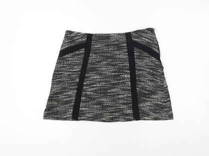 New Look Womens Black Cotton A-Line Set Size 12 Zip