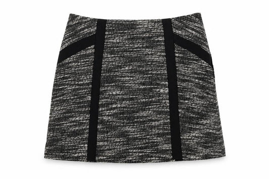 New Look Womens Black Cotton A-Line Set Size 12 Zip