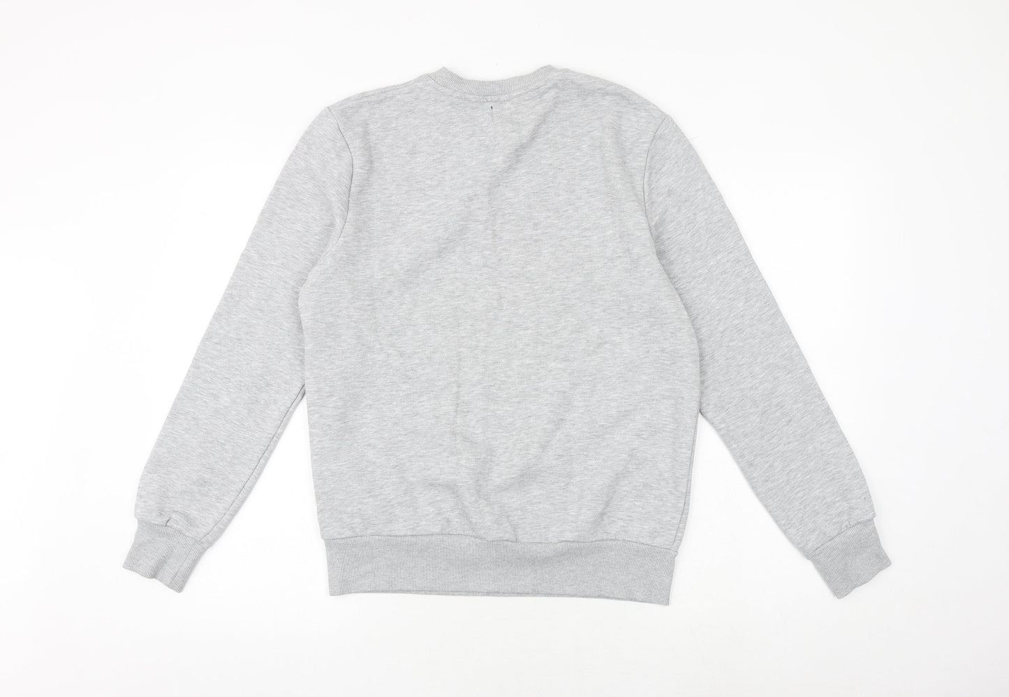River Island Mens Grey Polyester Pullover Sweatshirt Size S