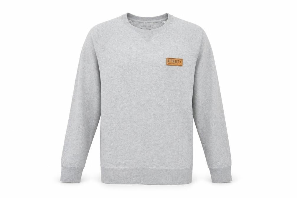 Authentic Authority Clothing Mens Grey Polyester Pullover Sweatshirt Size M