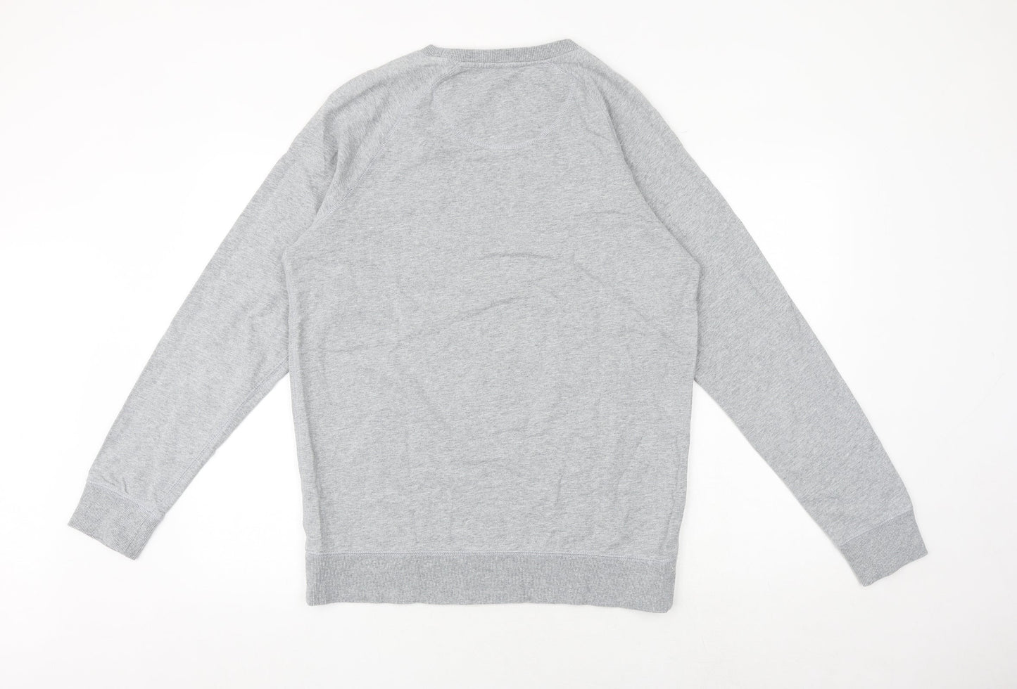 Authority Clothing Mens Grey Polyester Pullover Sweatshirt Size M