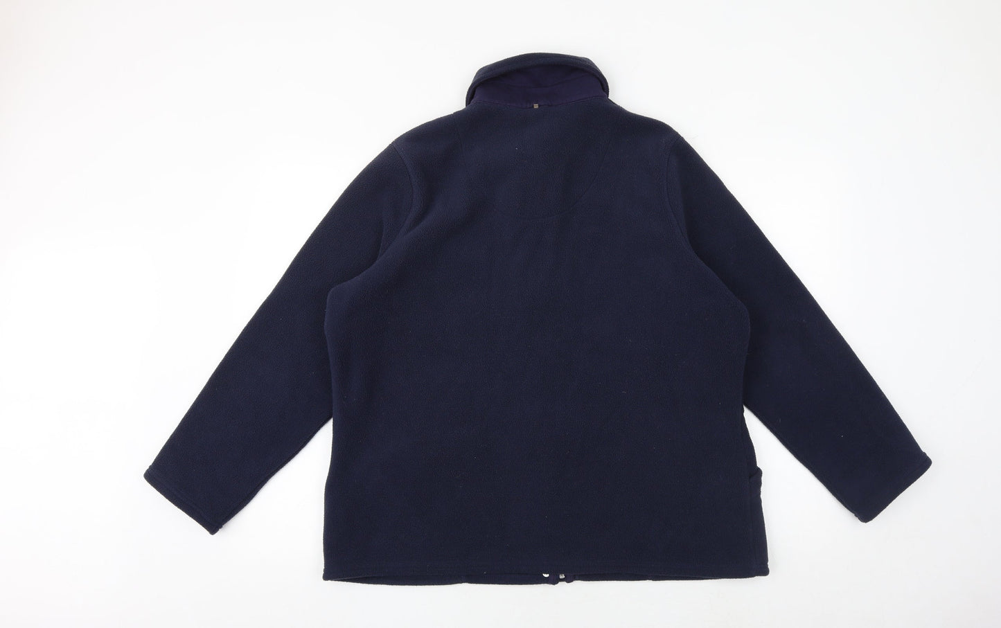 Marks and Spencer Womens Blue Jacket Size 16 Zip