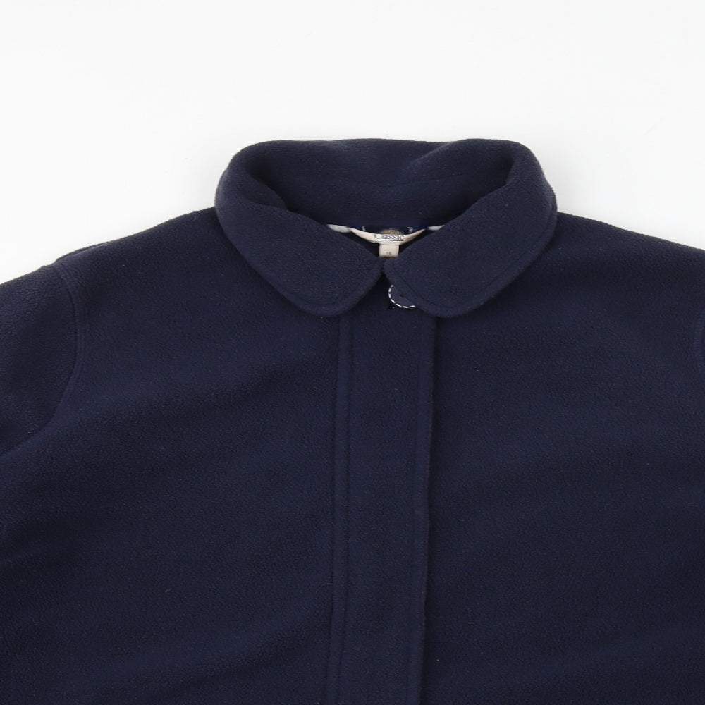 Marks and Spencer Womens Blue Jacket Size 16 Zip