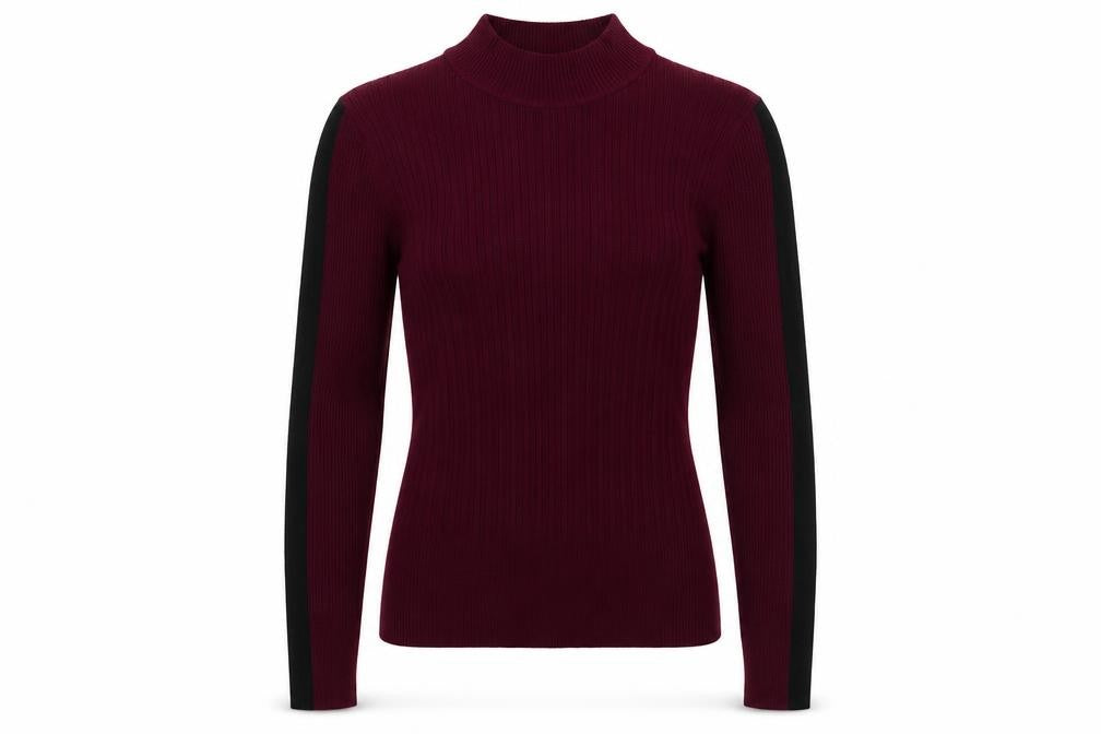 Marks & Spencer Womens Purple Round Neck Viscose Pullover Jumper Size 8