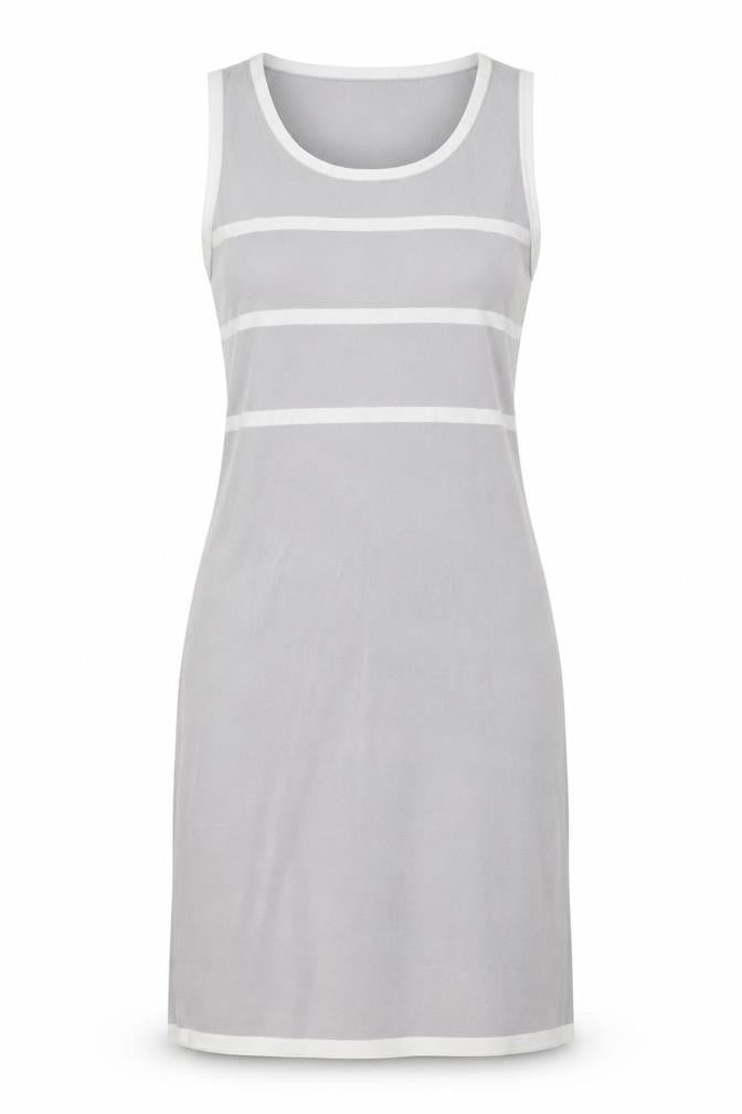 Grace Womens Grey Viscose A-Line Size S Round Neck Pullover