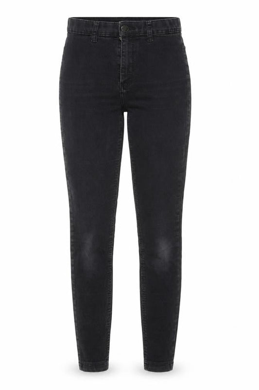 Topshop Womens Black Cotton Skinny Jeans Size 26 in L36 in Regular Zip