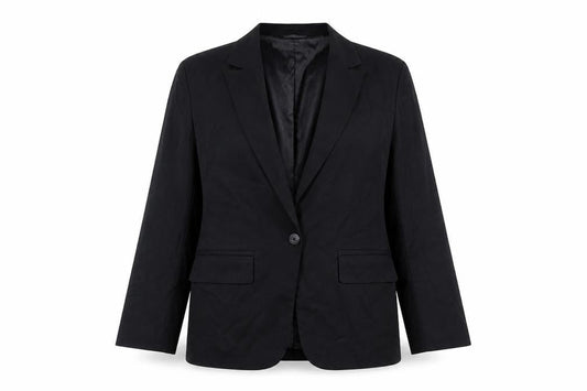 Marks & Spencer Womens Black Lyocell Jacket Suit Jacket Size 8