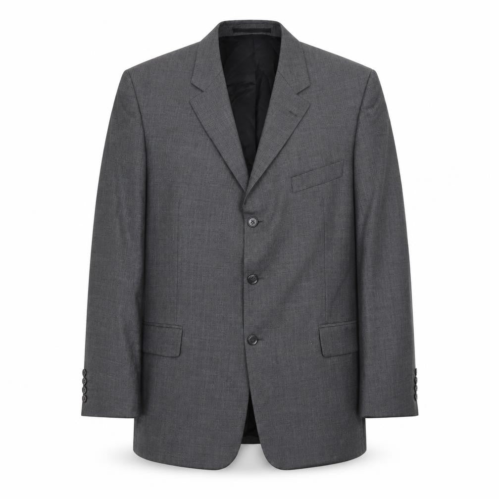 Digel Mens Grey Wool Jacket Suit Jacket Size 42 Regular