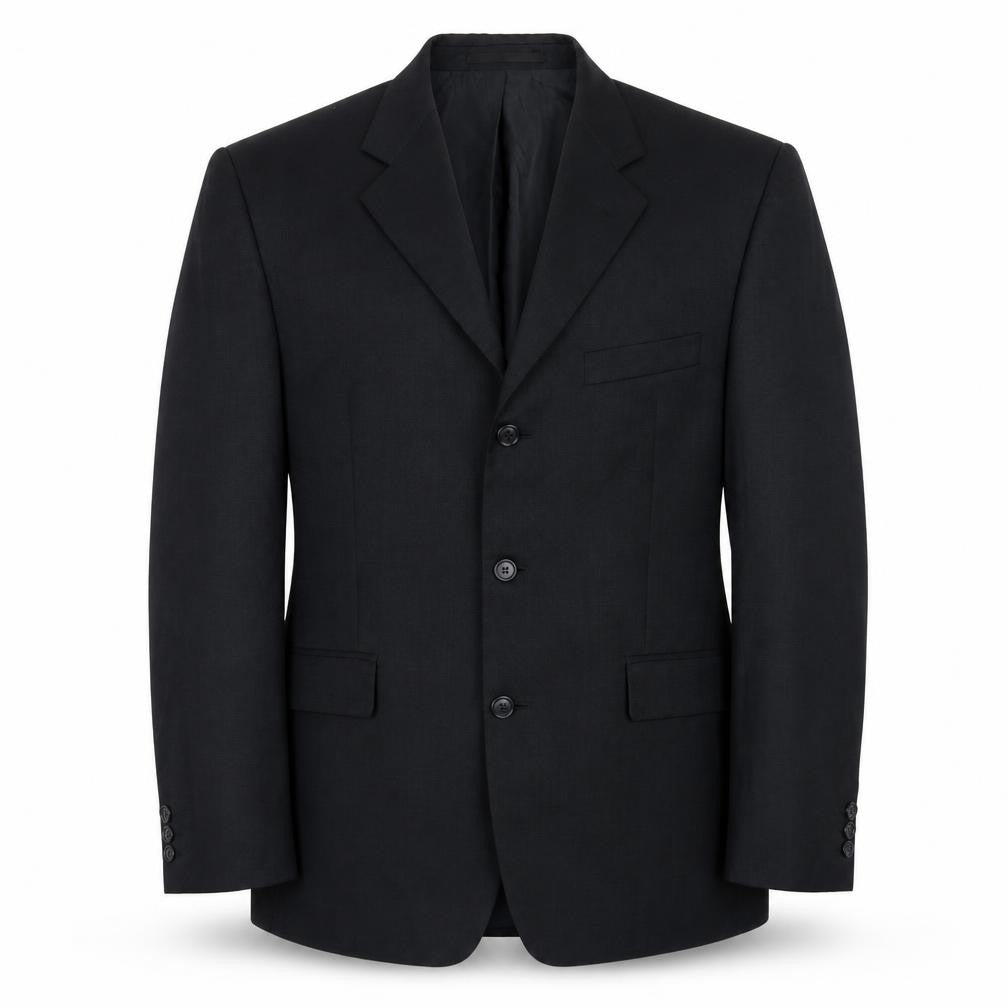 Burton Mens Blue Wool Jacket Suit Jacket Size 42 Regular