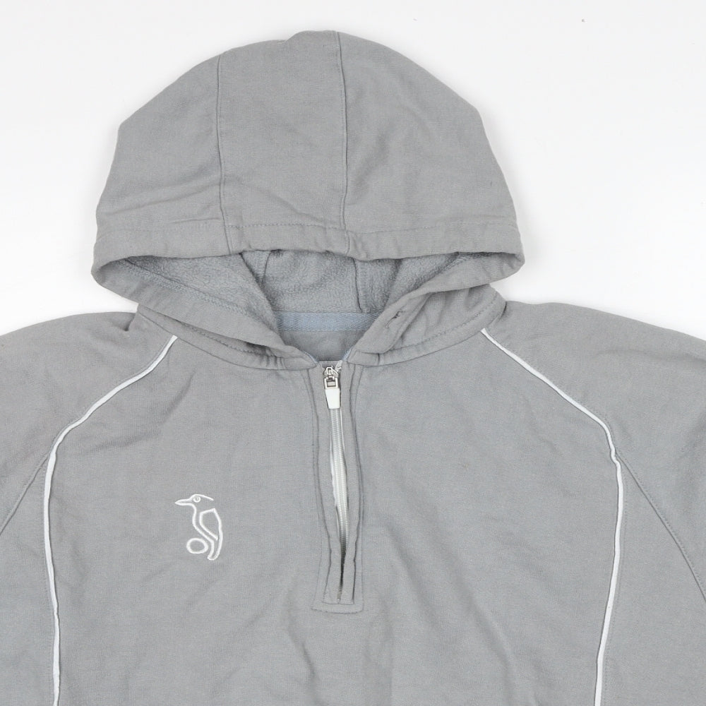 Kookaburra Womens Grey Polyester Pullover Hoodie Size XS Pullover