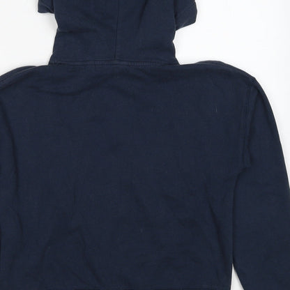 Jack Wills Womens Blue Cotton Pullover Hoodie Size 8 Pullover