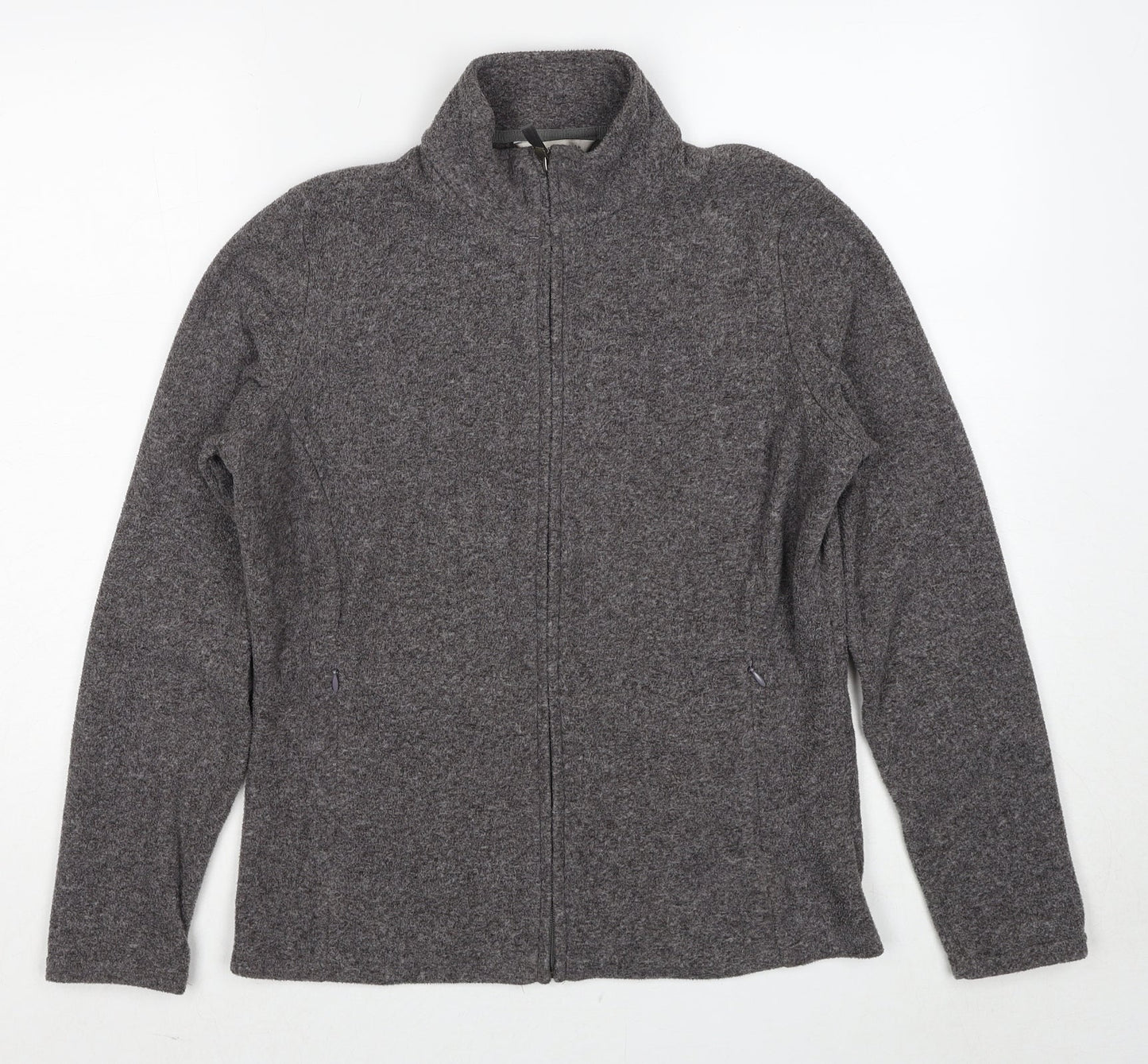 Marks and Spencer Womens Grey Geometric Jacket Size 12 Zip