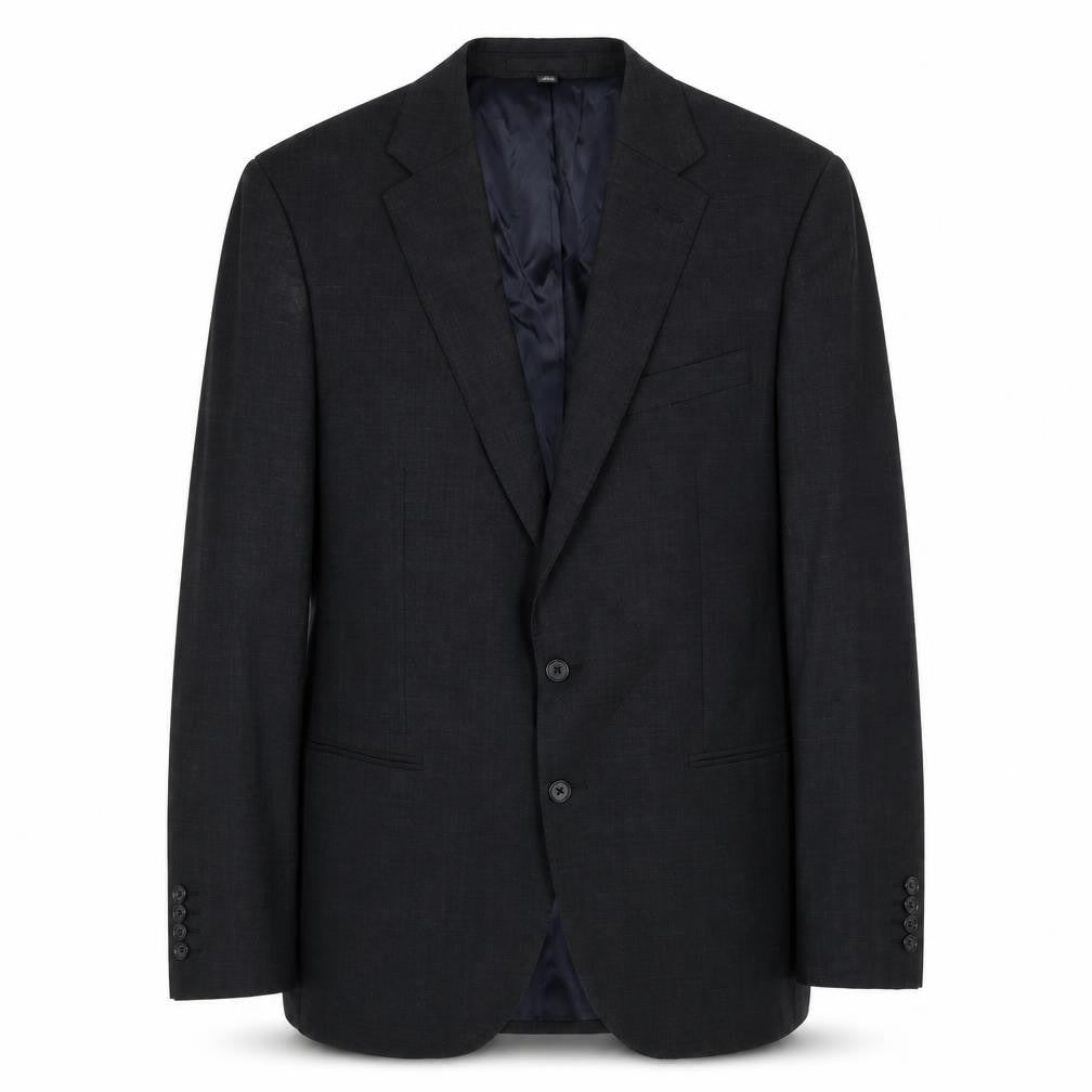Marks & Spencer Mens Black Polyester Jacket Suit Jacket Size 42 Regular