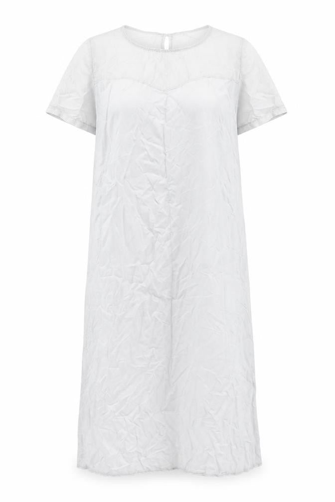Vanessa Womens Grey Viscose A-Line Size M Boat Neck Button