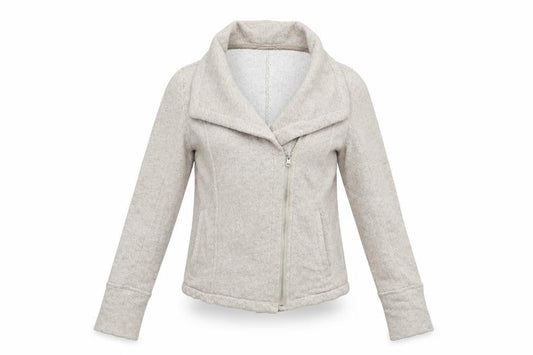 Gap Womens Beige Biker Jacket Size S Zip