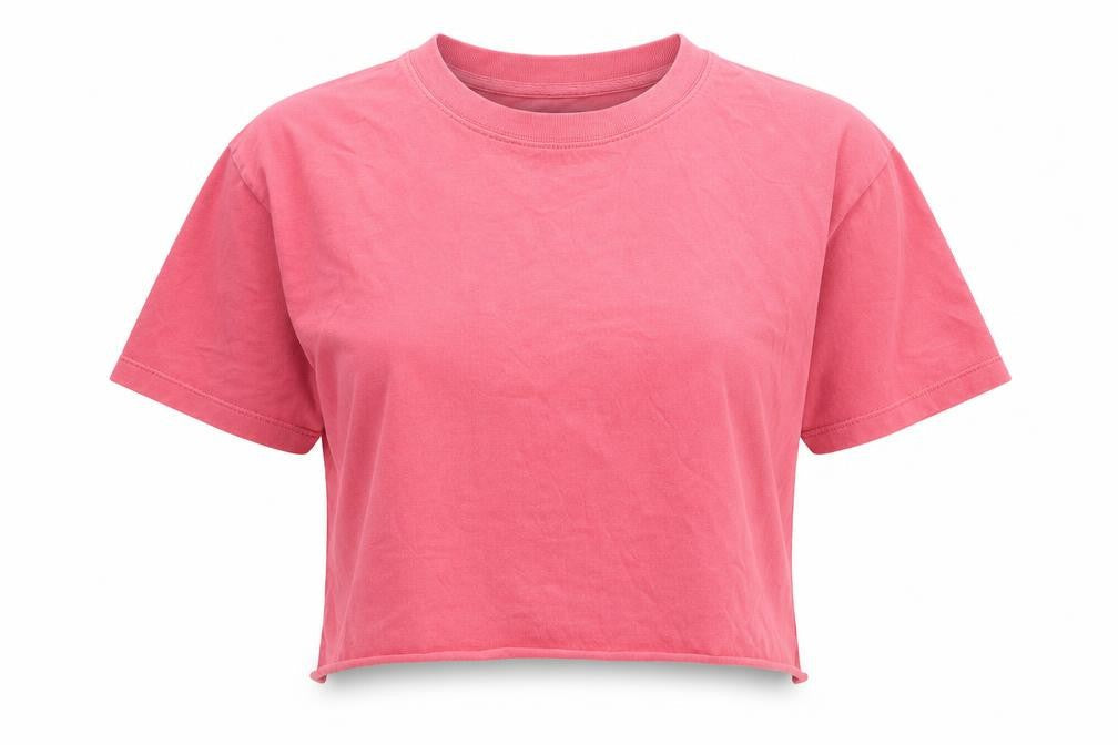 Topshop Womens Pink 100% Cotton Basic T-Shirt Size S Round Neck