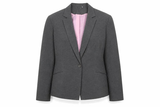 Dorothy Perkins Womens Grey Polyester Jacket Suit Jacket Size 16