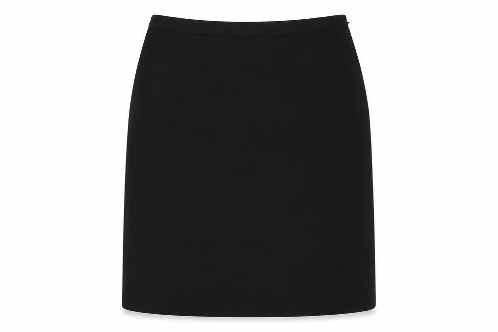 Monsoon Womens Blue Polyester A-Line Skirt Size 14 Zip