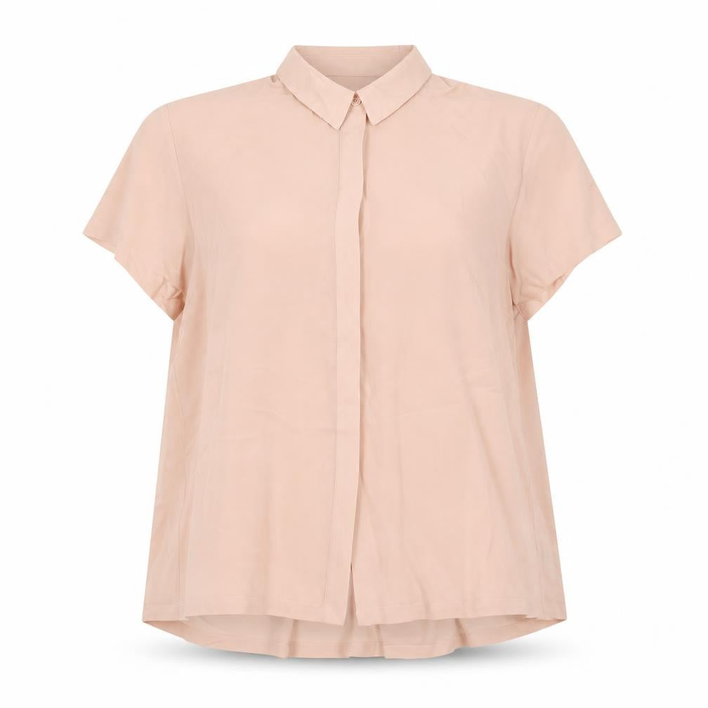 French Connection Womens Pink Polyester Basic Button-Up Size XS Collared