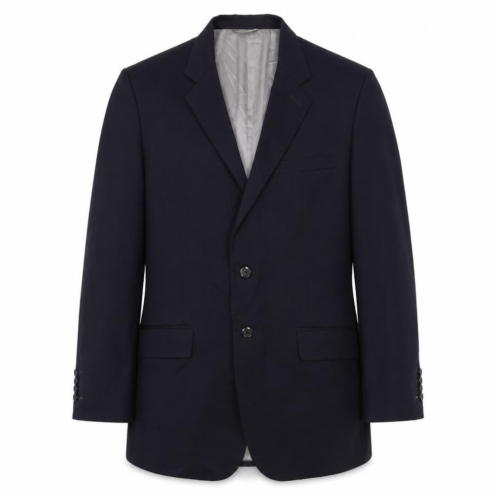Kings & Allen Mens Blue Polyester Jacket Suit Jacket Size 44 Regular