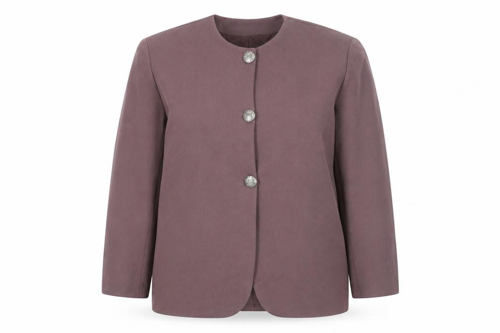 Choise Womens Purple Jacket Size 16 Button