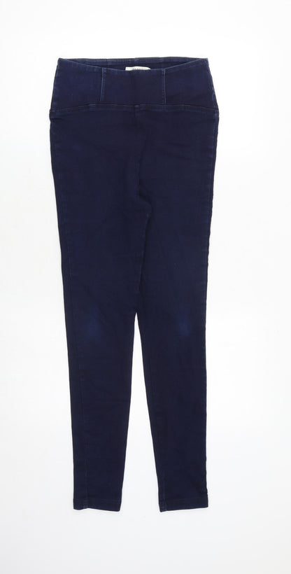 Marks & Spencer Womens Blue Cotton Jegging Jeans Size 10 Regular