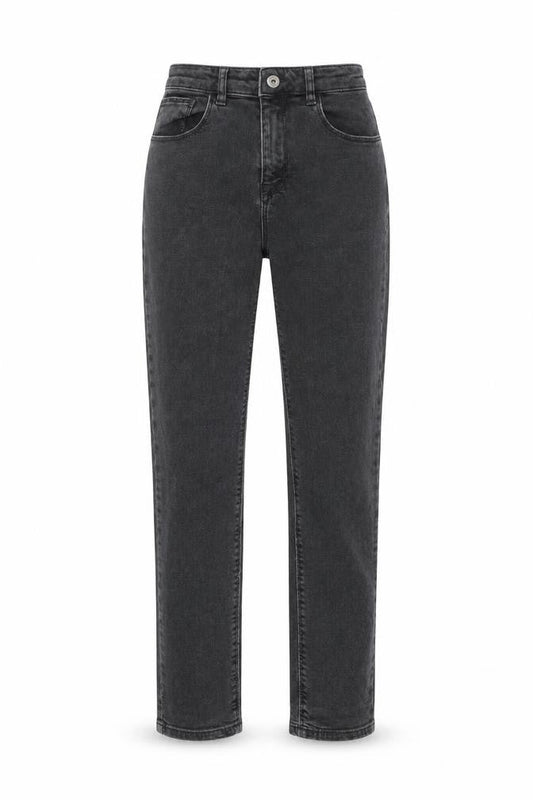 COLLUSION Womens Grey Cotton Straight Jeans Size 25 in L32 in Slim Zip