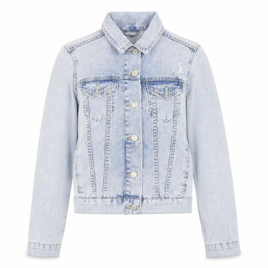 Topshop Womens Blue Jacket Size 6 Button