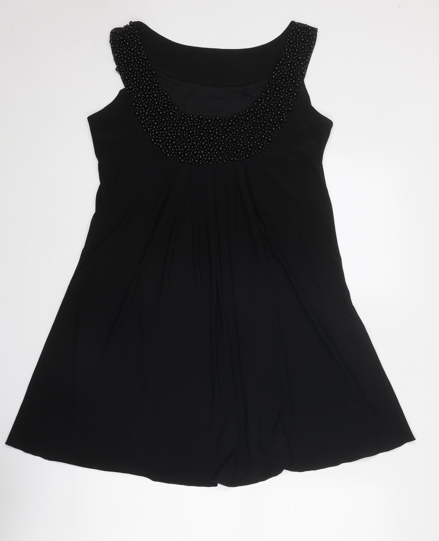 Butler & Wilson Womens Black Polyester Trapeze & Swing Size M Round Neck Pullover