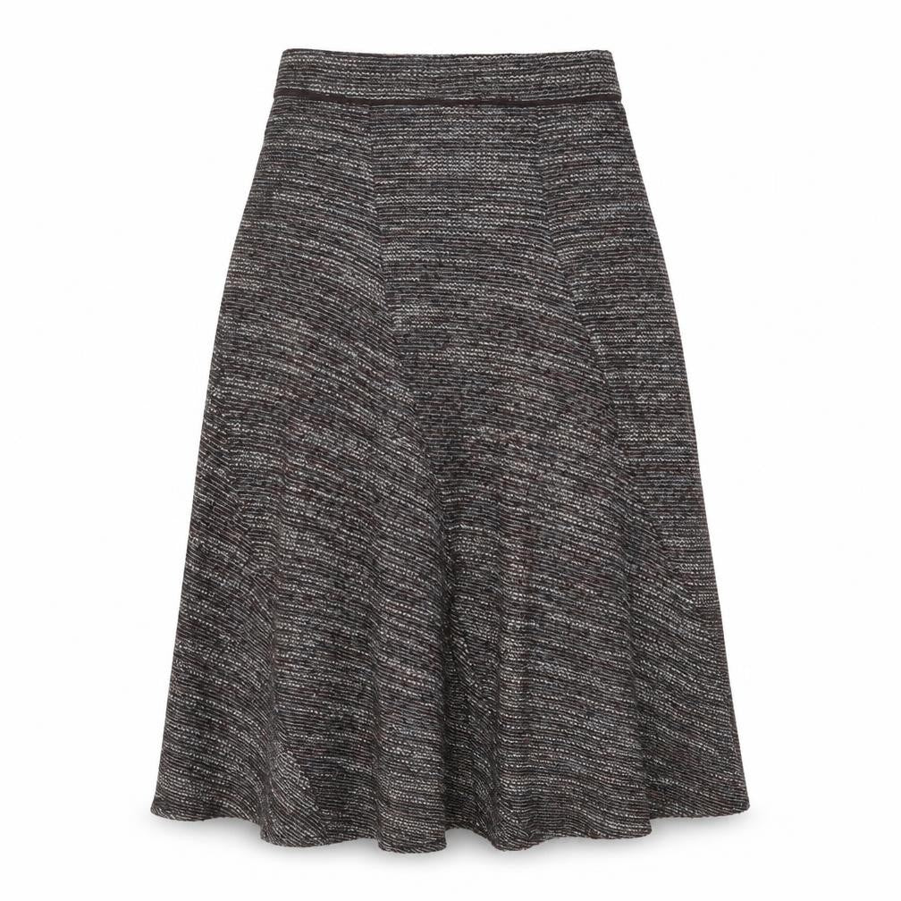 Marks & Spencer Womens Brown Polyester Swing Skirt Size 10