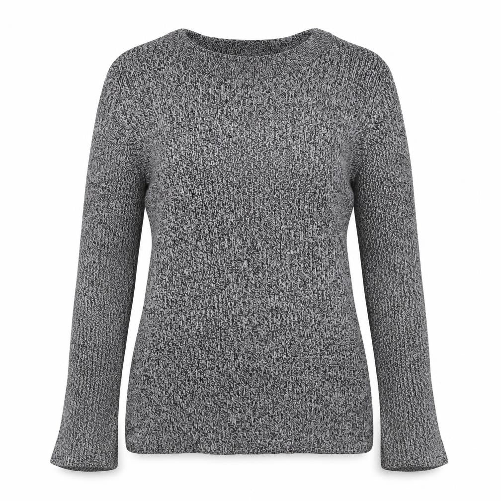 H&M Womens Grey Round Neck Cotton Pullover Jumper Size XS