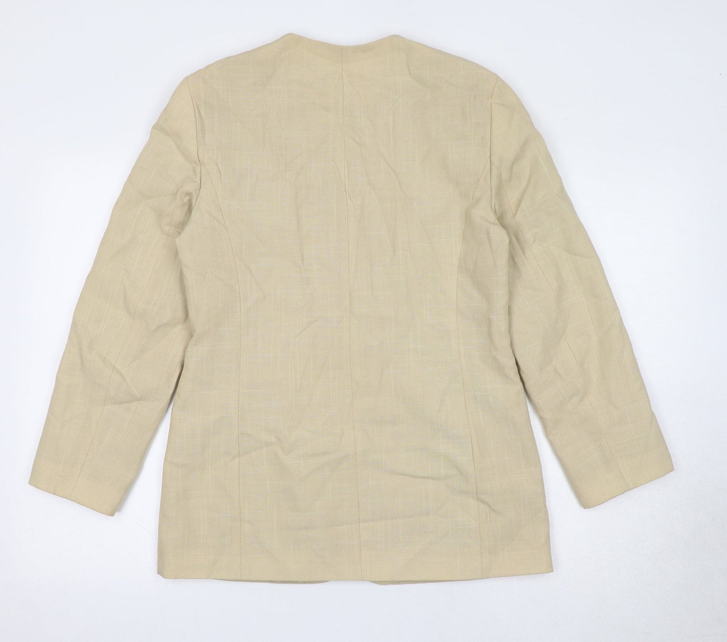 St Bernard Womens Beige Jacket Blazer Size 10 Button