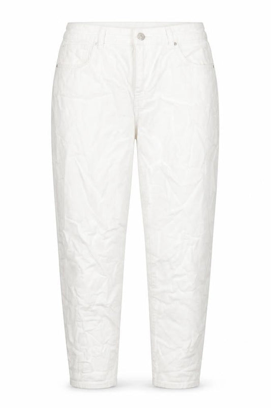 Noisy may Womens White Cotton Tapered Jeans Size 12 L32 in Regular Zip
