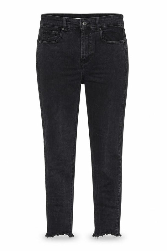 Pull&Bear Womens Grey Cotton Skinny Jeans Size 10 Slim Zip - Frayed Hem