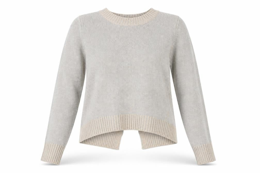 River Island Womens Pink Round Neck Viscose Pullover Jumper Size 12 - Open Back