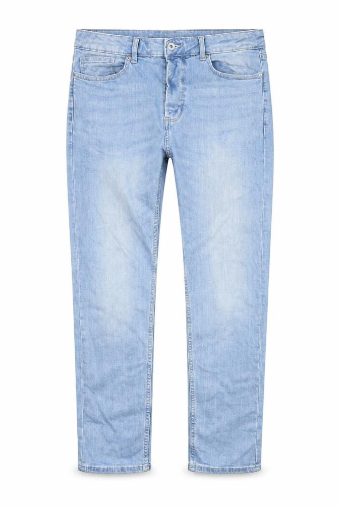 Topman Mens Blue Cotton Skinny Jeans Size 36 in Regular Button
