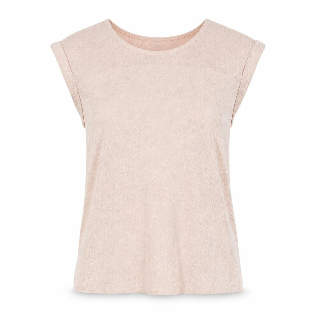 NEXT Womens Pink Polyester Basic Blouse Size 6 Round Neck