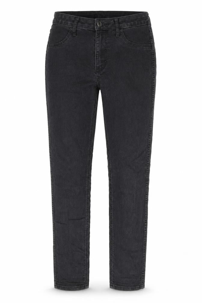 H&M Womens Grey Cotton Straight Jeans Size 29 in Regular Zip