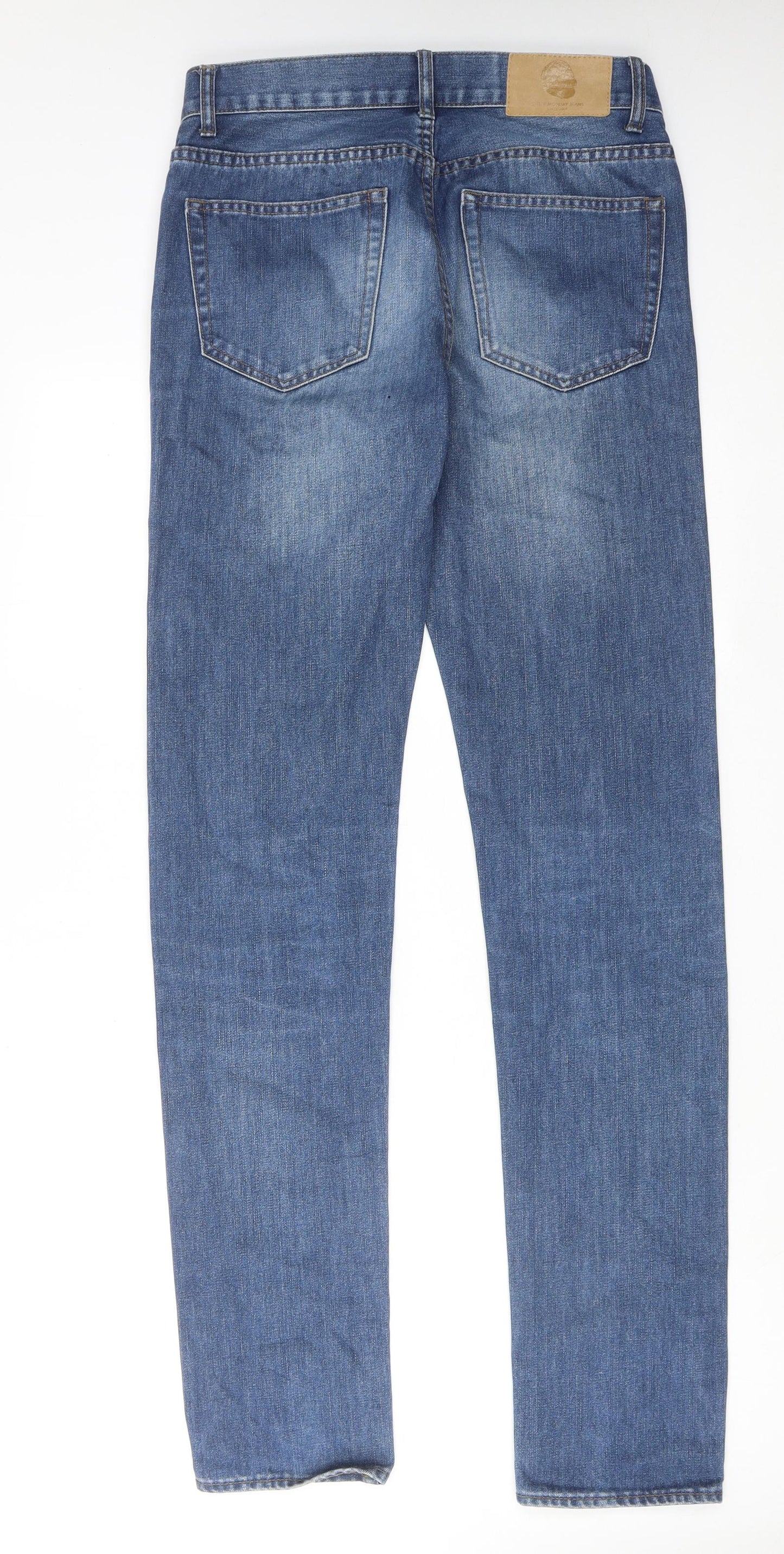 Cheap Monday Mens Blue Cotton Skinny Jeans Size 30 in L36 in Regular Zip